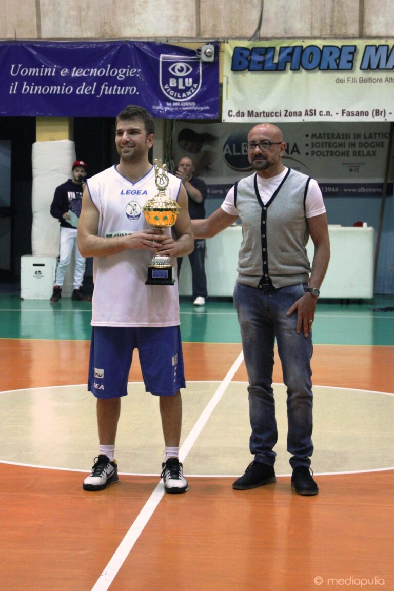 Mauro Santoro vince il premio di ‘Miglior Giocatore’ Mauro Santoro vince il premio di 'Miglior Giocatore' - Osservatorio Fasano