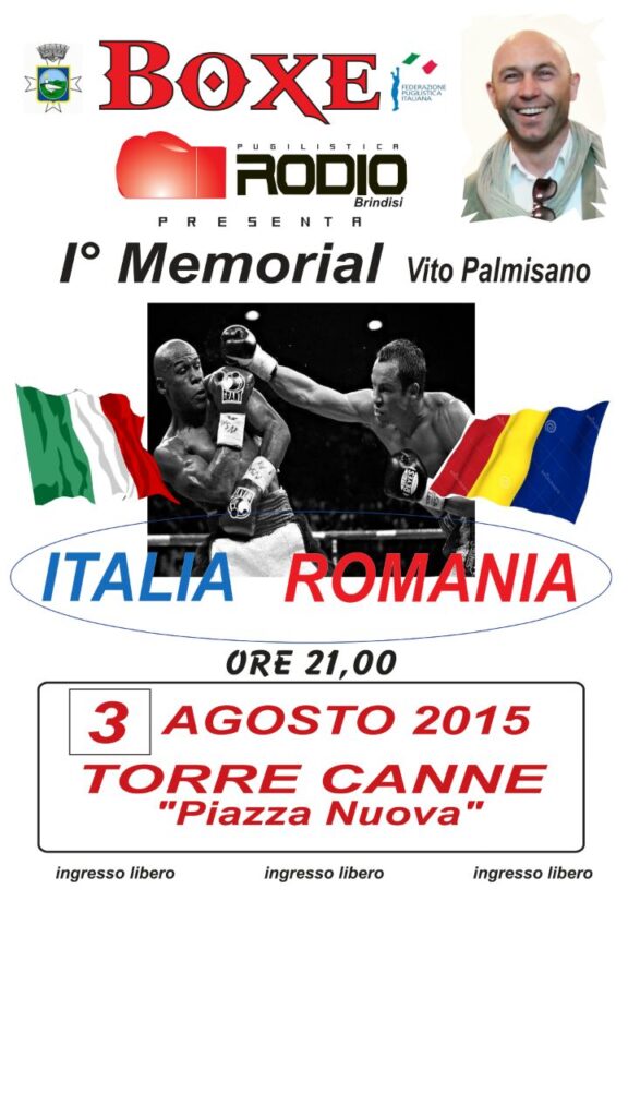 Italia-Romania di boxe a Torre Canne in ricordo di Vito Palmisano - Osservatorio Fasano