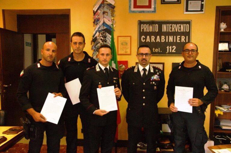 Il Comandante Provinciale dei Carabinieri premia i militari distintisi in attività di servizio - Osservatorio Fasano