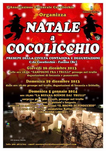 Presepe e degustazioni anche a Cocolicchio Presepe e degustazioni anche a Cocolicchio - Osservatorio Fasano