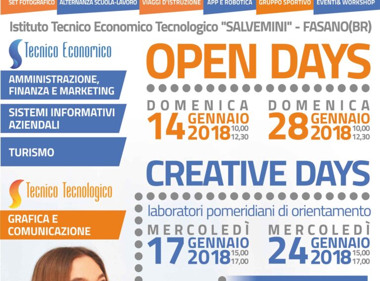 Open days all'Itet 'G. Salvemini' di Fasano - Osservatorio Fasano