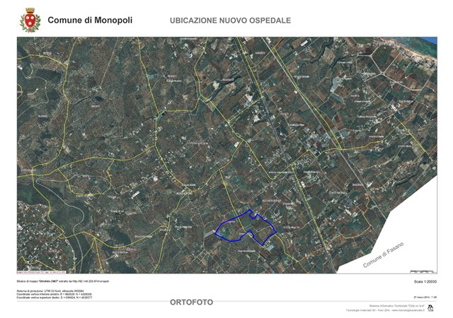 Nuovo ospedale Fasano-Monopoli: il comitato Via della Regione ha approvato il progetto Nuovo ospedale Fasano-Monopoli: il comitato Via della Regione ha approvato il progetto - Osservatorio Fasano