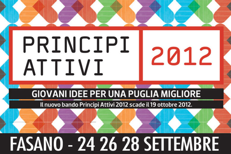 'Principi attivi: istruzioni per l'uso' - Osservatorio Fasano