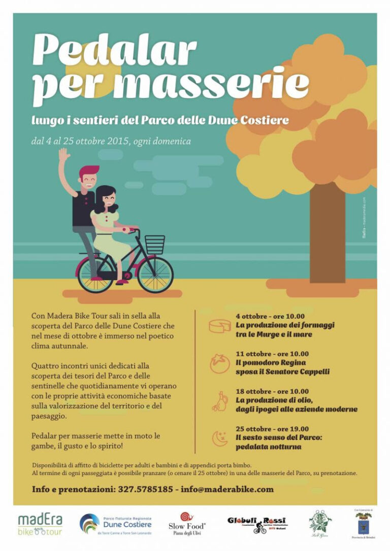Pedalar per masserie nel Parco delle Dune Costiere - Osservatorio Fasano