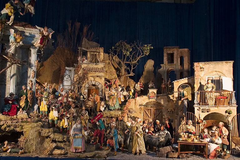 Grande presepe in via De Curtis a Fasano Grande presepe in via De Curtis a Fasano - Osservatorio Fasano