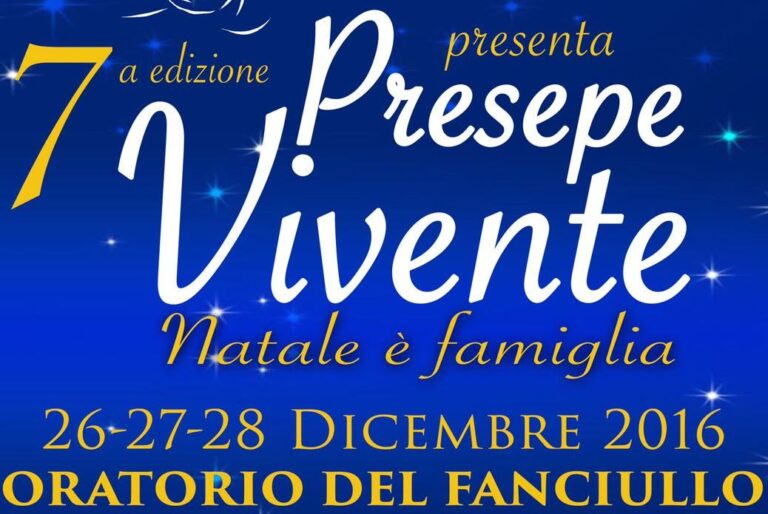 Torna all’Oratorio di Fasano il presepe vivente targato Anspi Torna all'Oratorio di Fasano il presepe vivente targato Anspi - Osservatorio Fasano