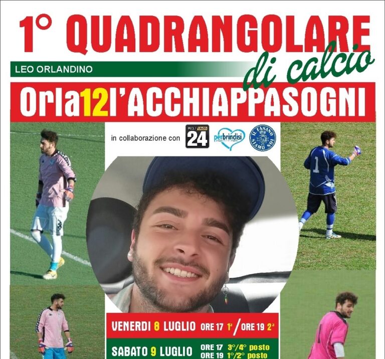 Quadrangolare al 'Vito Curlo' di Fasano in ricordo di Leo Orlandino - Osservatorio Fasano