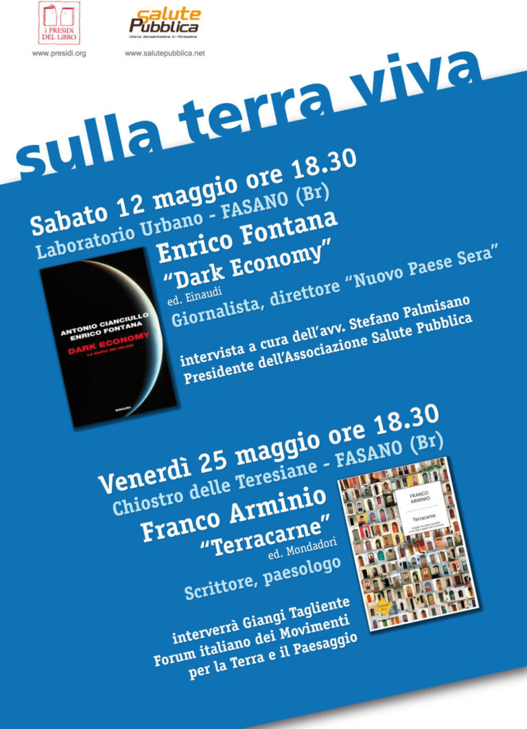 Franco Arminio presenta il suo ultimo libro - Osservatorio Fasano