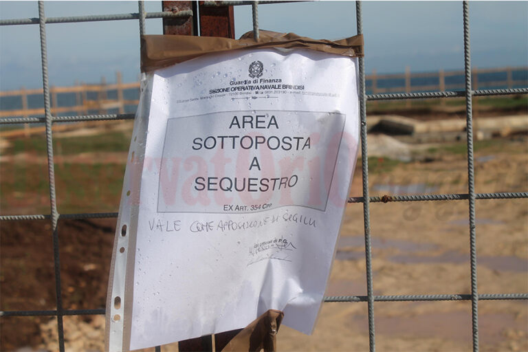 La Guardia di Finanza mette i sigilli al cantiere di un lido privato - Osservatorio Fasano
