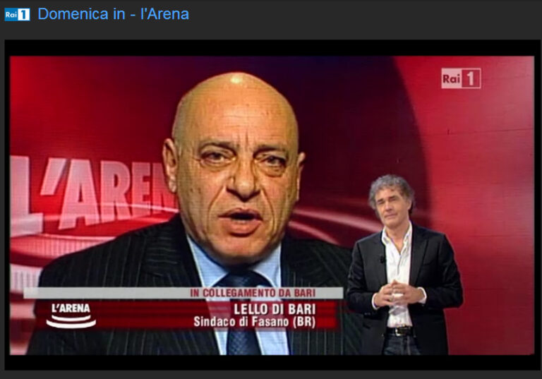 Assenteismo al Comune: il sindaco Di Bari si difende su Rai Uno - Osservatorio Fasano