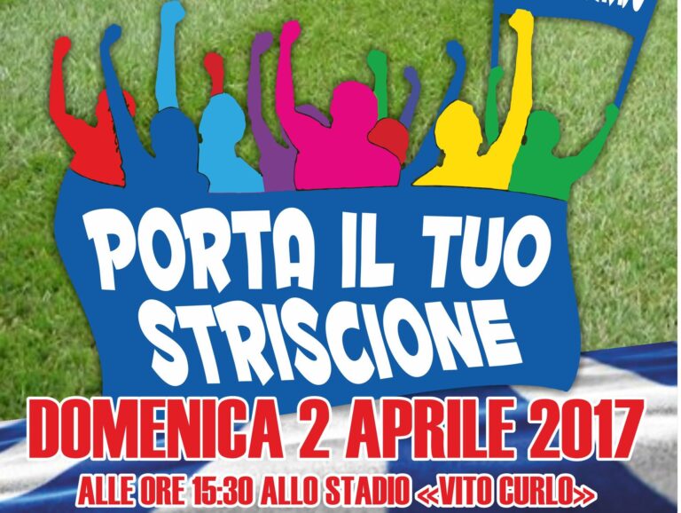 'Porta il tuo striscione': iniziativa dell'Us Città di Fasano - Osservatorio Fasano