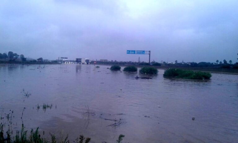 Allagata la Statale 379 all'altezza di Villanova: traffico bloccato - Osservatorio Fasano