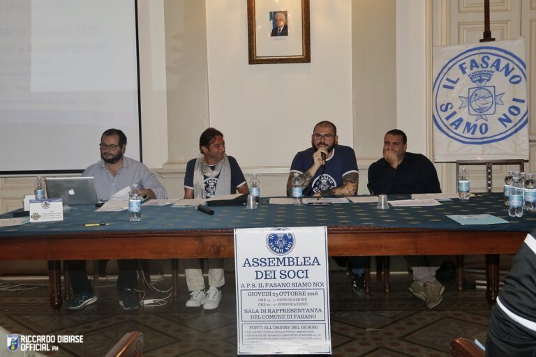 Il Fasano Siamo Noi: Resoconto Assemblea Ordinaria dei Soci - Osservatorio Fasano