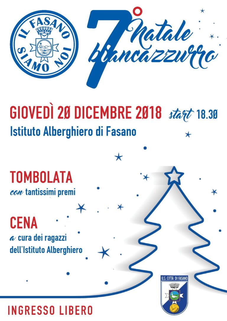 Natale Biancazzurro Natale Biancazzurro - Osservatorio Fasano