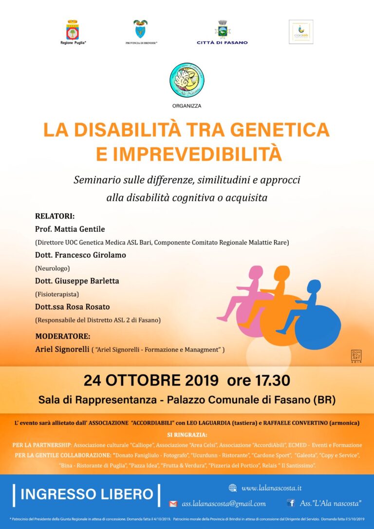 La disabilità tra genetica e imprevedibilità - Osservatorio Fasano