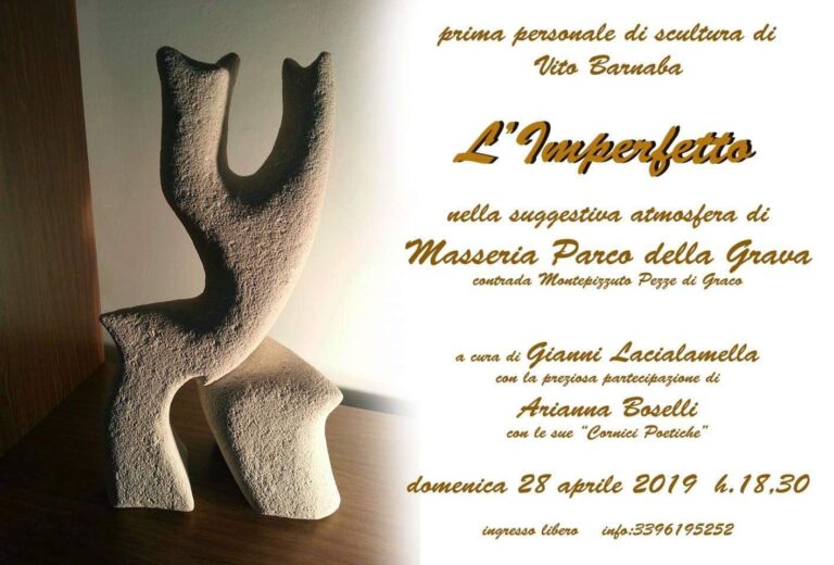 Vito Barnaba ‘l’Imperfetto’ Vito Barnaba 'l'Imperfetto' - Osservatorio Fasano