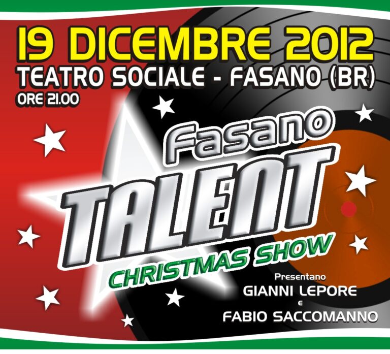 Torna di scena il Fasano Talent Torna di scena il Fasano Talent - Osservatorio Fasano
