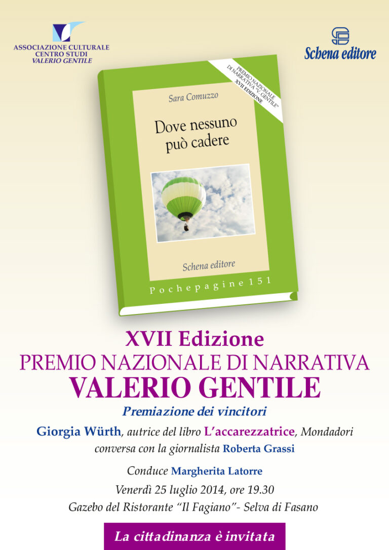 E' l'udinese Sara Camuzzo la vincitrice del Premio Letterario 'Valerio Gentile' - Osservatorio Fasano