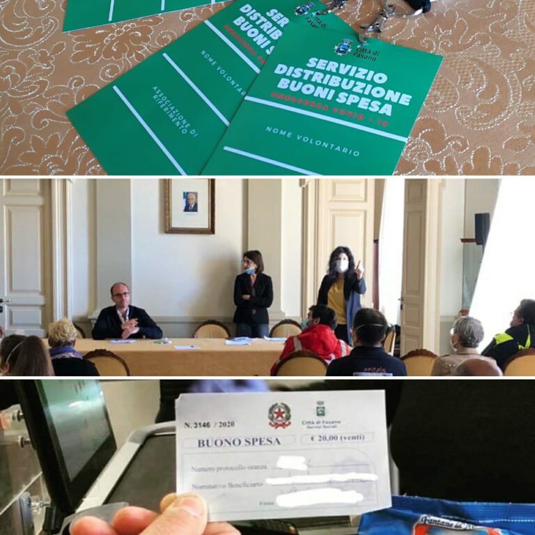 Precisazioni dell’assessore Carrieri sui Buoni Spesa Precisazioni dell'assessore Carrieri sui Buoni Spesa - Osservatorio Fasano