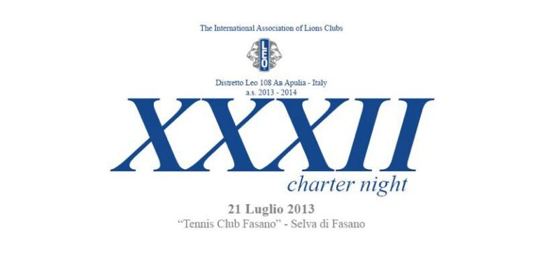 Passaggio di consegne alla presidenza del Leo Club Fasano Passaggio di consegne alla presidenza del Leo Club Fasano - Osservatorio Fasano
