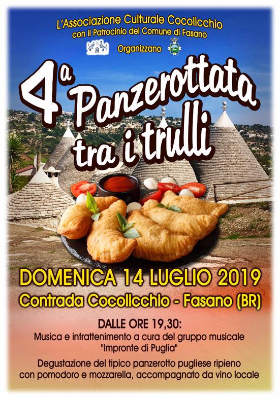 4ª Panzerottata tra i trulli di Coccolicchio 4ª Panzerottata tra i trulli di Coccolicchio - Osservatorio Fasano