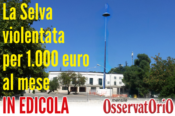La Selva violentata per 1.000 euro al mese La Selva violentata per 1.000 euro al mese - Osservatorio Fasano