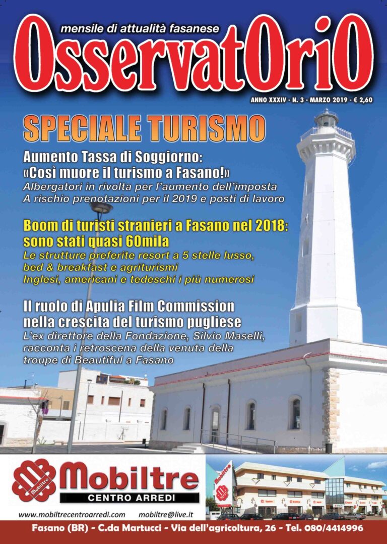Stasera in edicola in numero di marzo di Osservatorio Stasera in edicola in numero di marzo di Osservatorio - Osservatorio Fasano