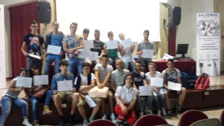 Tanti studenti concludono con successo il corso di ‘Primo Soccorso’ Tanti studenti concludono con successo il corso di 'Primo Soccorso' - Osservatorio Fasano