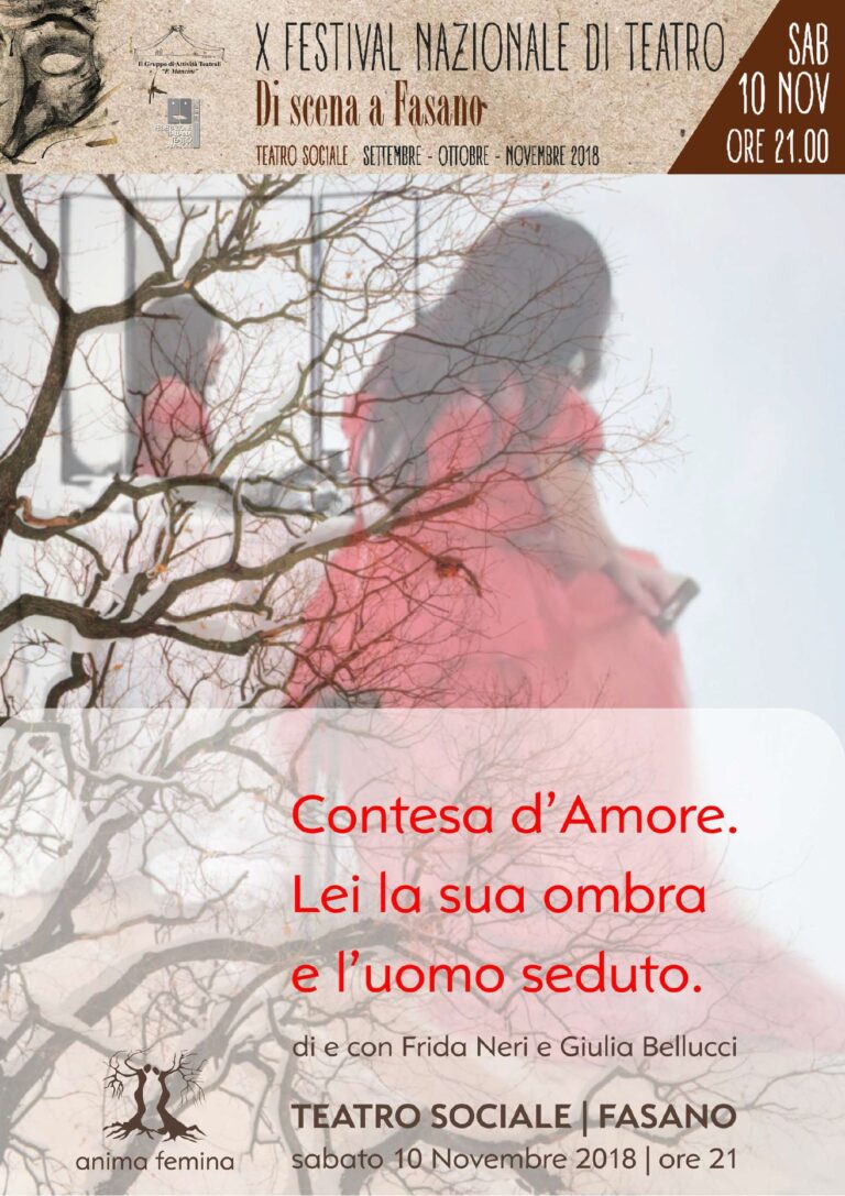 X edizione del Festival di Teatro Amatoriale ‘Di scena a Fasano’ X edizione del Festival di Teatro Amatoriale 'Di scena a Fasano' - Osservatorio Fasano