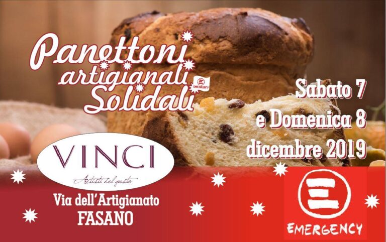 Natale Emergency con i Panettoni del Bar Vinci Natale Emergency con i Panettoni del Bar Vinci - Osservatorio Fasano