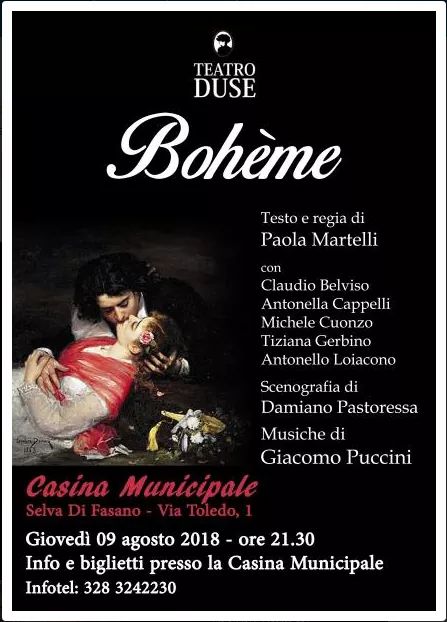 Bohème alla Casina Municipale Bohème alla Casina Municipale - Osservatorio Fasano