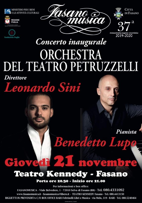 L’Orchestra del Teatro Petruzzelli inaugura la 37ª stagione di Fasanomusica L'Orchestra del Teatro Petruzzelli inaugura la 37ª stagione di Fasanomusica - Osservatorio Fasano