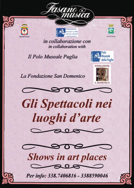 Fasanomusica: i concerti nei luoghi d’arte Fasanomusica: i concerti nei luoghi d'arte - Osservatorio Fasano