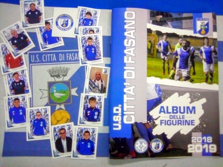 In edicola l'album delle figurine dell'US Città di Fasano - Osservatorio Fasano