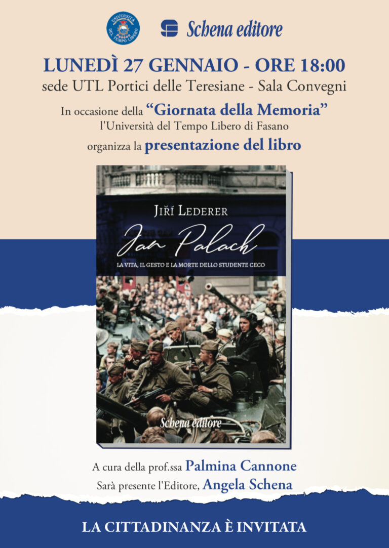 La Giornata della memoria all'Università del Tempo Libero di Fasano - Osservatorio Fasano