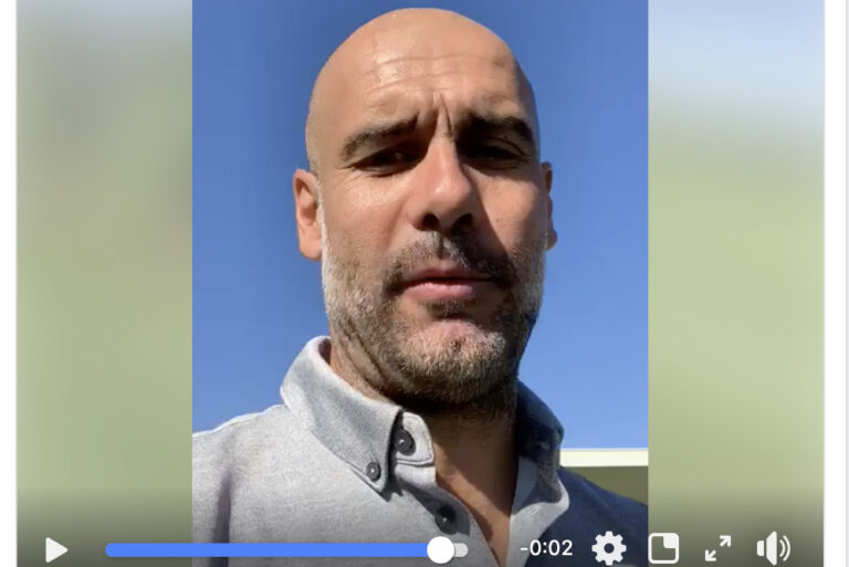 Pep Guardiola manda un videomessaggio ai ragazzi del BS Soccer Team Fasano - Osservatorio Fasano