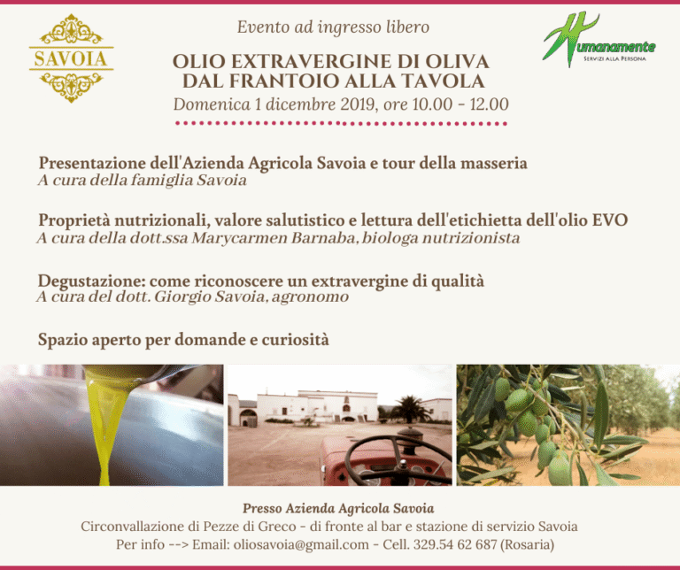 Olio extravergine di oliva: dal frantoio alla tavola. Proprietà nutrizionali, tecniche di produzione e consigli per il consumo - Osservatorio Fasano