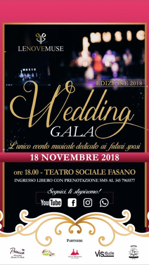 Quinta edizione del Wedding Gala al Teatro Sociale Quinta edizione del Wedding Gala al Teatro Sociale - Osservatorio Fasano