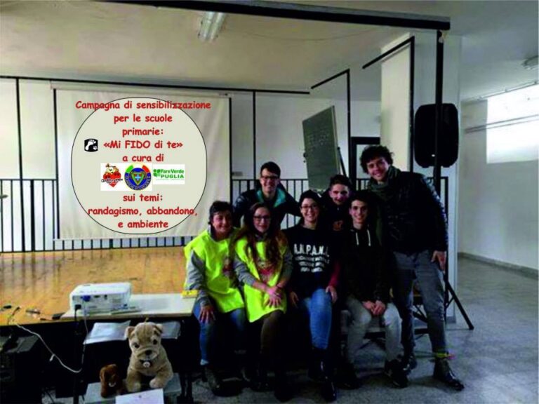 Associazioni nelle scuole per la campagna 'Mi fido di te' - Osservatorio Fasano