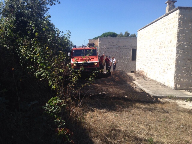 Incendio lambisce abitazioni alla Selva: residenti e vigili del fuoco scongiurano il peggio Incendio lambisce abitazioni alla Selva: residenti e vigili del fuoco scongiurano il peggio - Osservatorio Fasano