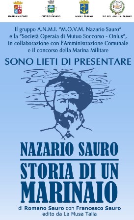 A Fasano si presenta il volume ‘Nazario Sauro, storia di un marinaio’ A Fasano si presenta il volume 'Nazario Sauro, storia di un marinaio' - Osservatorio Fasano