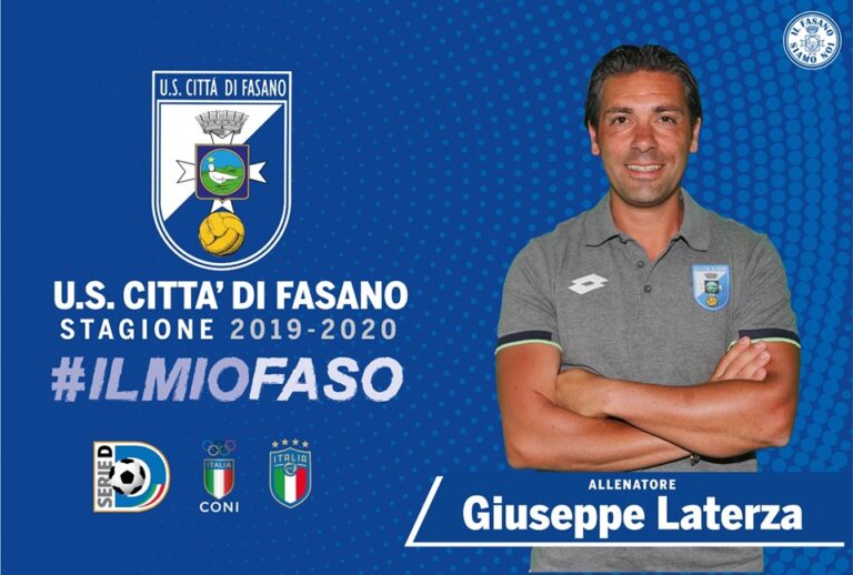 US Fasano: Rinnovata la fiducia a Giuseppe Laterza US Fasano: Rinnovata la fiducia a Giuseppe Laterza - Osservatorio Fasano