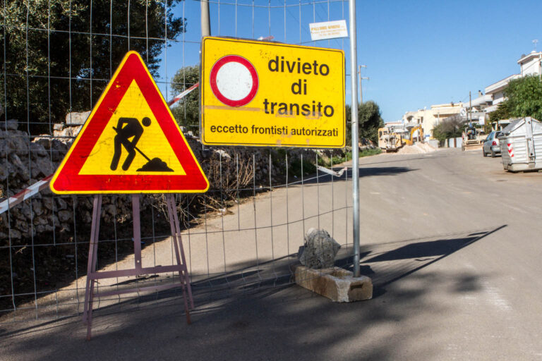 Iniziati i lavori per la rete idrica in via dell'Energia - Osservatorio Fasano