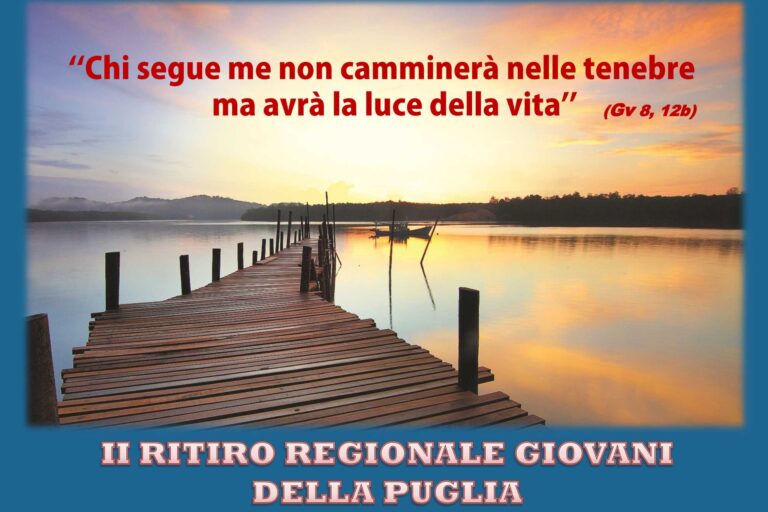 All'Oratorio del Fanciullo il 2° ritiro regionale dei giovani della Comunità Gesù Risorto - Osservatorio Fasano