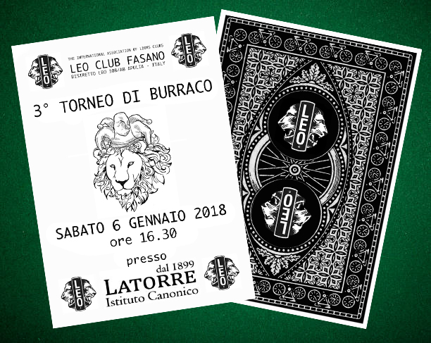 3° Torneo di Burraco benefico per il Leo Club Fasano 3° Torneo di Burraco benefico per il Leo Club Fasano - Osservatorio Fasano