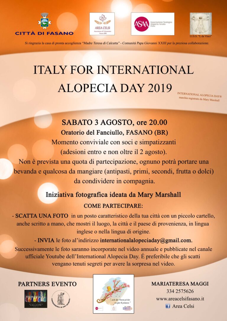 International Alopecia Day International Alopecia Day - Osservatorio Fasano