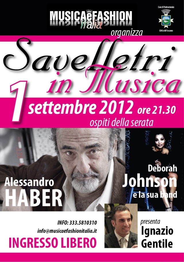 Sabato 1 settembre tutti invitati a “Savelletri in musica” Sabato 1 settembre tutti invitati a "Savelletri in musica" - Osservatorio Fasano