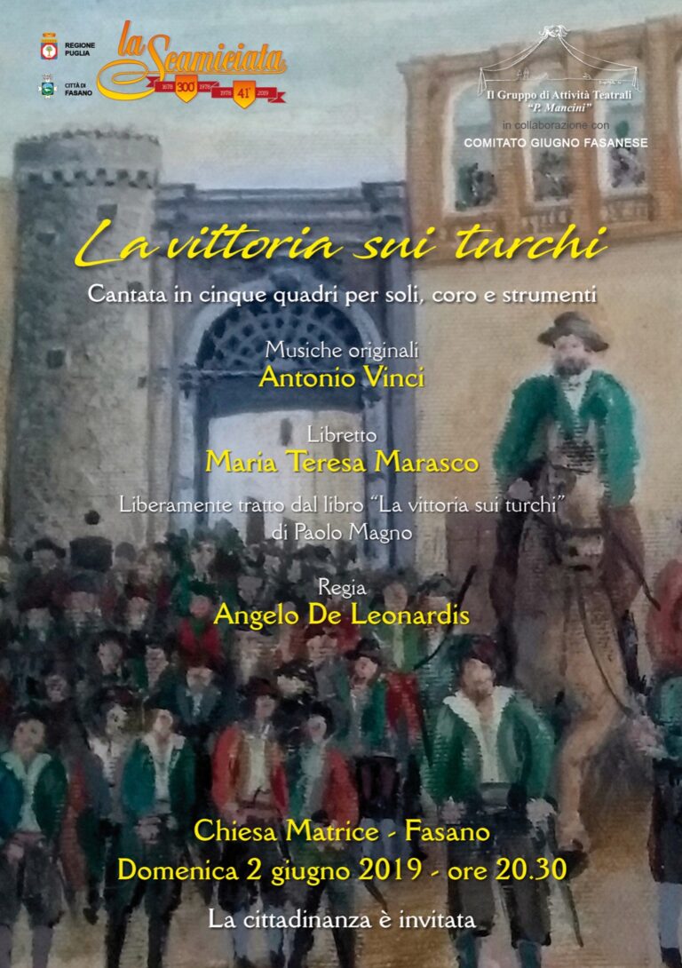 In scena 'La Vittoria sui Turchi' - Osservatorio Fasano