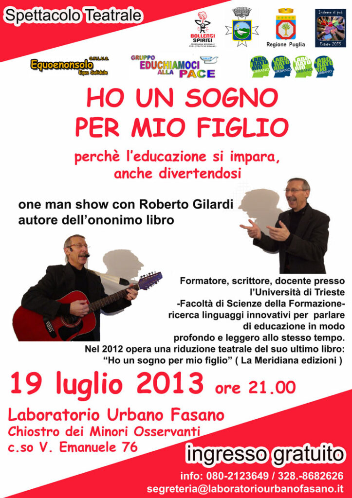 Spettacolo teatrale al Laboratorio Urbano di Fasano - Osservatorio Fasano