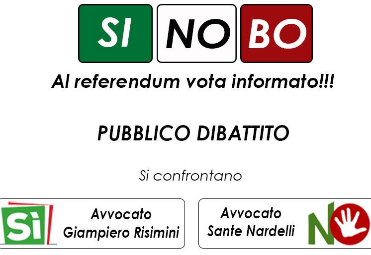 CityLab mette di fronte a Fasano il Si e il No: confronto all’Oratorio del Fanciullo CityLab mette di fronte a Fasano il Si e il No: confronto all'Oratorio del Fanciullo - Osservatorio Fasano